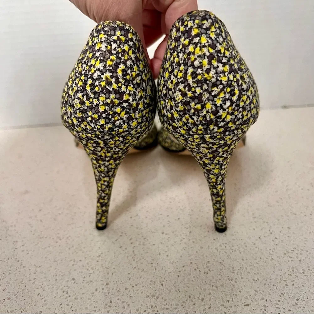 Butter Floral Heels